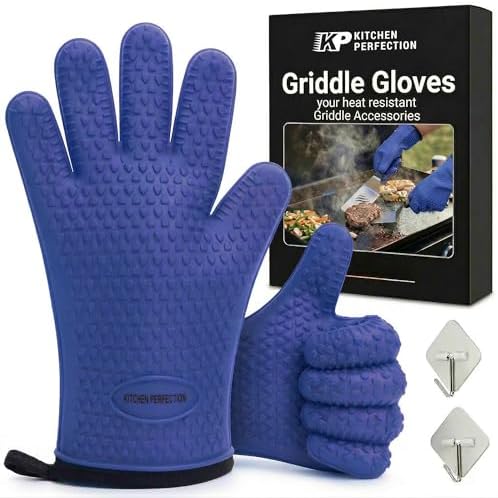 KITCHEN PERFECTION XL Silicone Griddle Gloves by Kitchenperfection