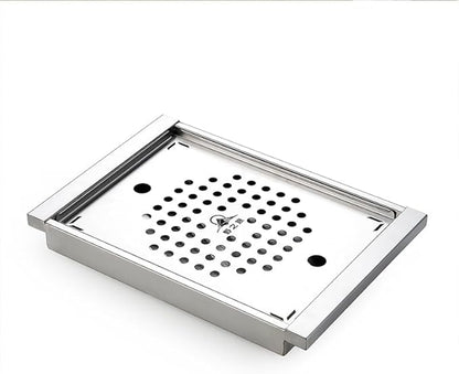 Wild Journey IGT 304 Stainless Steel Folding Table Portable Outdoor Vacation Party Camping Picnic BBQ Tools Tea Cooker Set (IGT Tea Tray)