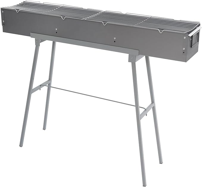 Charcoal Grills Portable Commercial BBQ Grill, Hibachi BBQ Lamb Skewer Folding Camping Barbecue Grill for Outdoor Backyard Party Picnic Cooking