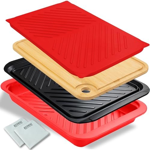 ECOIOU Grilling Prep and Serving Tray by Ecoiou