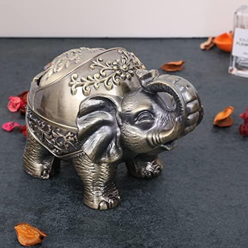 Elephant Outdoor Ashtray Metal Ashtray - Image 5
