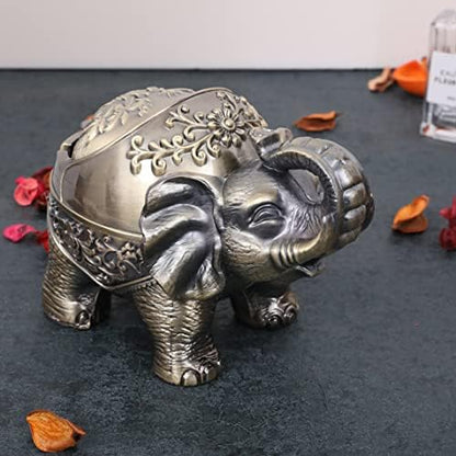 Elephant Outdoor Ashtray Metal Ashtray - Image 5