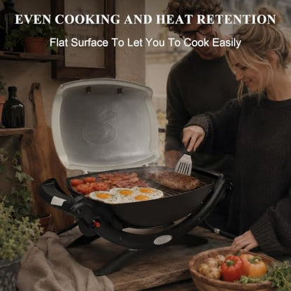 QuliMetal Cast Iron Griddle for Weber Q100, Q1000 and Q1200 - Image 5