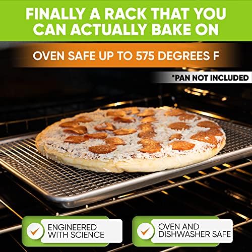 Spring Chef 11.5" x 16.5" Stainless Steel Cooling Rack - Image 5