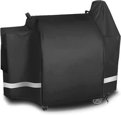 Utheer Grill Cover for Pit Boss 820 Deluxe, Pro Series 850, Z Grill 700 Series, Heavy Waterproof BBQ Grill Cover for 820D PB820FB Wood Pellet Grill, 600D Heavy Duty Fabric