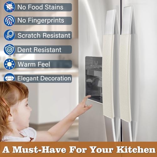 Refrigerator Door Handle Covers, Adjustable Appliance Handle Covers, Keep Your - Image 3