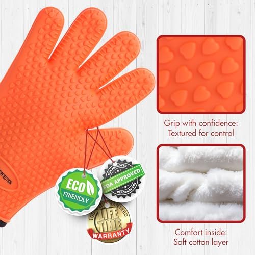 KITCHEN PERFECTION XL Silicone Griddle Gloves - Image 3