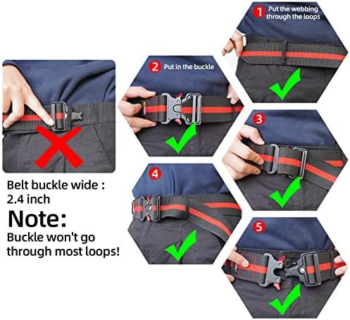 MELOTOUGH 2" Nylon Web Work Belt - Image 4