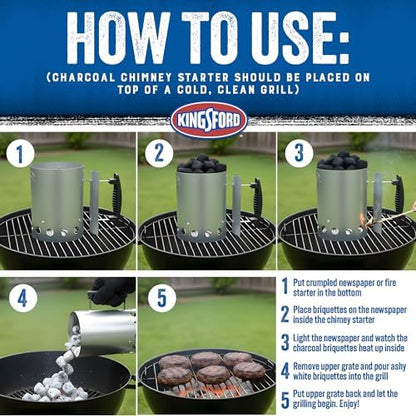 Kingsford Compact Charcoal Chimney Starter - Image 4