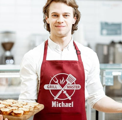 7th Hill Custom Aprons for Men, Grilling Gifts for Men, Fathers Day, Dad Gifts - Image 2