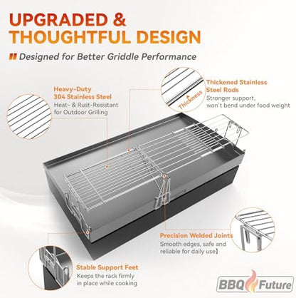 Griddle Warming Rack for Blackstone, Adjustable Griddle Accessories - Image 7