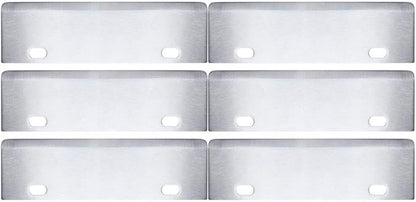 Grill Scrapers Blade Replacement Heavy Duty Rust Grill Blades Outdoor BBQ Tools & Accessories Blades Pack of 6.