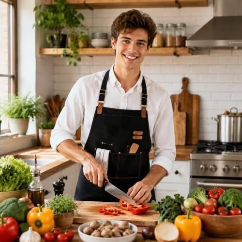 APRONPANDA Chef Apron for Men Women - Image 5