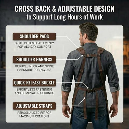 Professional Chef & BBQ Apron for Men - Image 3