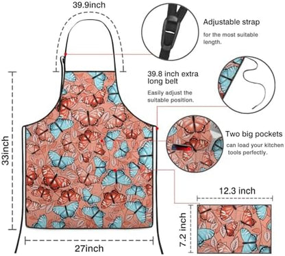 Butterfly Kitchen Cooking Apron - Image 6