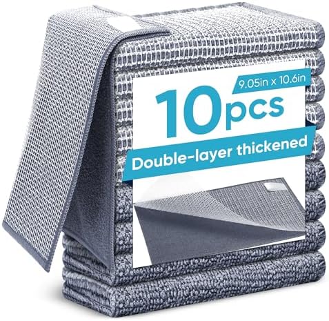 Forggon Non Scratch Wire Dishcloth, New Upgrade 2-Layer, 9.05"X10.6" by Unknown