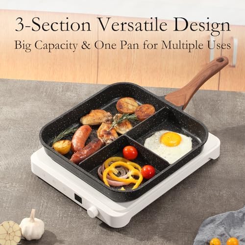 ESLITE LIFE Nonstick Divided Grill Pan - Image 6