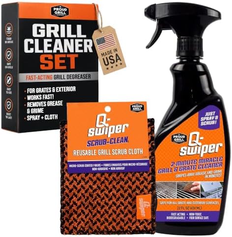 Proud Grill Q-Swiper 2-Minute Grill & Grate Cleaner by ProudGrillCompany