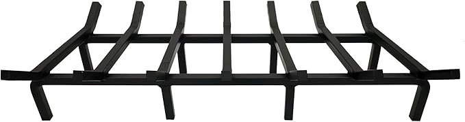SteelFreak Super Heavy Duty Steel Fireplace Grate - Made in The USA (30 Inch)