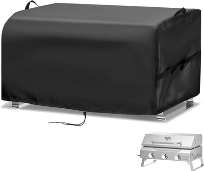 Grill Cover for NXR 3 Burner Portable Gas Grill, 25 inch Waterproof Outdoor Grill Cover for Onlyfire 3-Burner Portable Tabletop Gas BBQ, Barbecue Cover (Cover Only) - 25" L×19" W×15" H