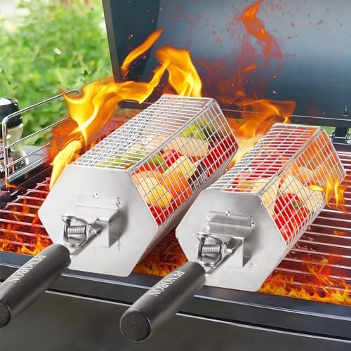 Rolling Grilling Basket by penobon