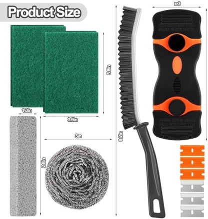 XANGNIER Heavy Duty Oven Cleaning Tools Kit, Oven Cleaner Brush Accessories - Image 6