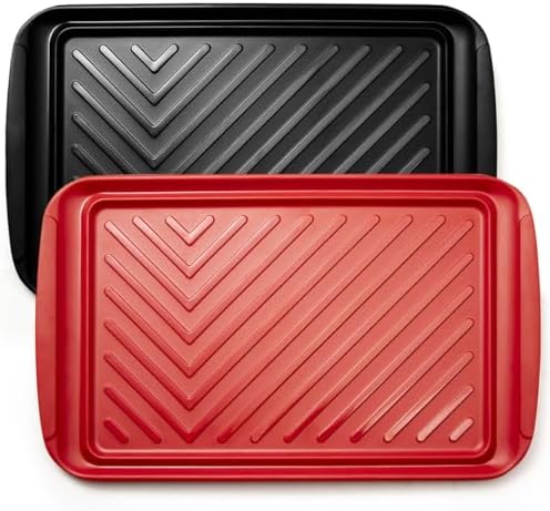 LEHAHA Grilling Prep Trays, Melamine BBQ Prep and Serving Platters and Tray by LEHAHA