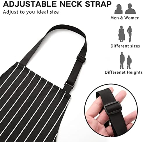 BeLuyi 2 Pack Adjustable Bib Apron - Image 3