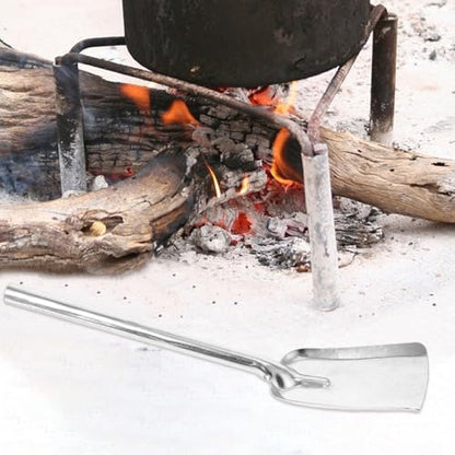Long Handle Iron Fireplace Shovel - Image 6