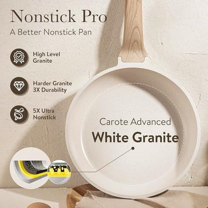CAROTE 21pcs Pots and Pans Set, Nonstick Cookware Sets, - Image 6