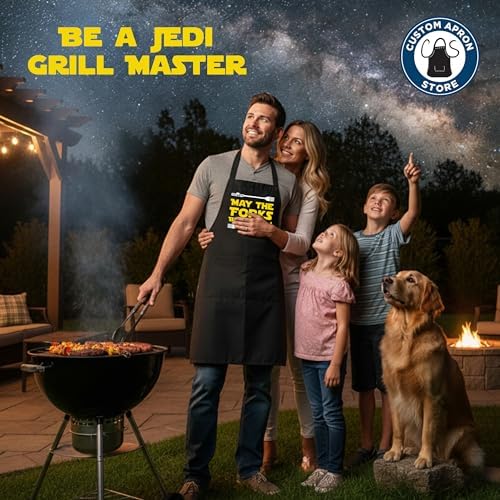 Adult Cooking Apron | May The Forks Be - Image 2