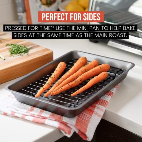 Chef Pomodoro Nonstick Carbon Steel Small Roasting Pan - Image 7