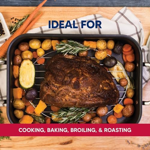 HIC Kitchen Roasting Oval Baking Rack, Chrome-Plated Steel Wire, - Image 2