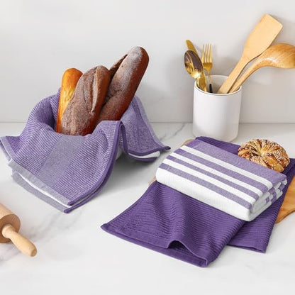 Homaxy Cotton 380 GSM Premium Kitchen Towels, 6 Pack - Image 6
