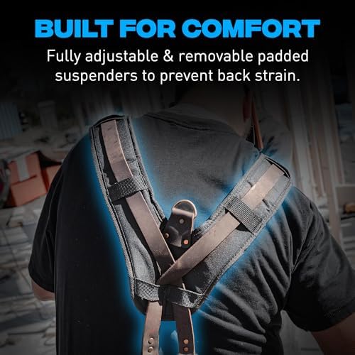 OX Framing Leather Tool Belt + Suspenders - Image 5