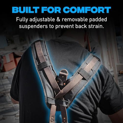 OX Framing Leather Tool Belt + Suspenders - Image 5