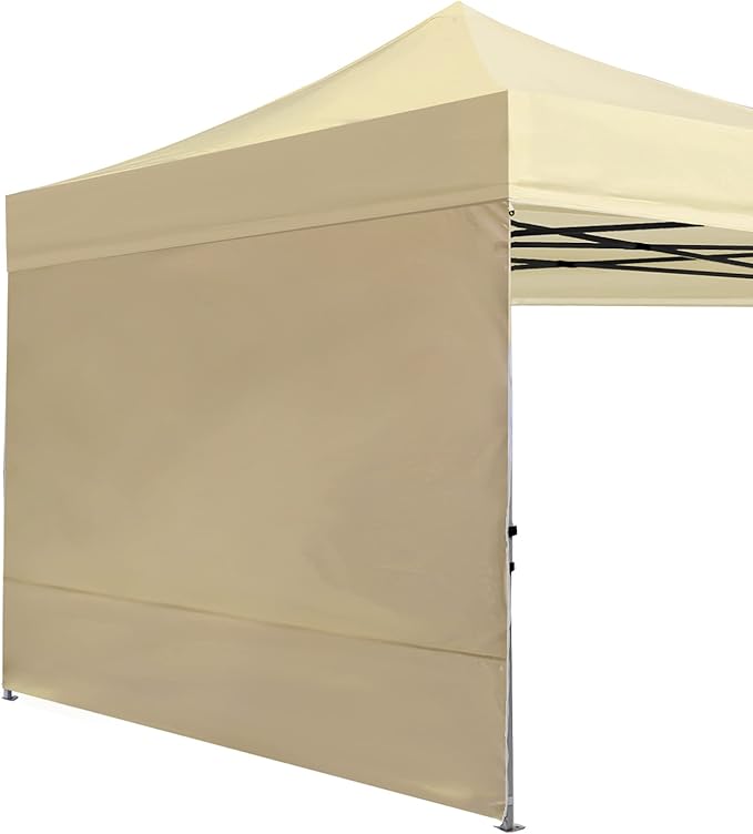 ABCCANOPY Instant Canopy SunWall 8x8 FT, 1 Pack Sidewall Only, No Frame and Top, Beige
