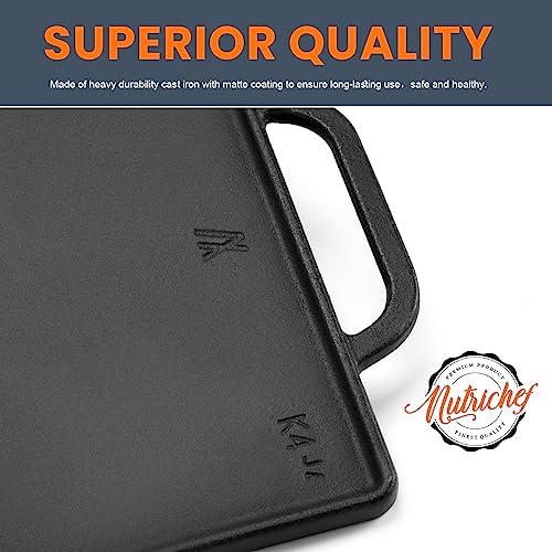 GGC Cast Iron Reversible Griddle - Image 4