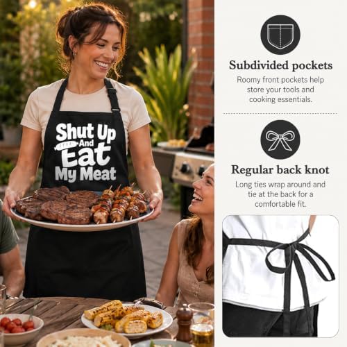 Funny BBQ Apron - Image 4