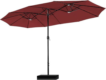 PHI VILLA 15ft Large Outdoor Patio Umbrella by PHIVILLA