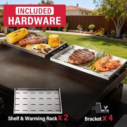 Utheer 36 Inch Warming Rack for Blackstone Griddle Accessories - Image 5
