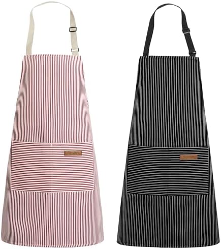 Syntus Apron for Men Women, Adjustable Cooking Kitchen Apron by Syntus