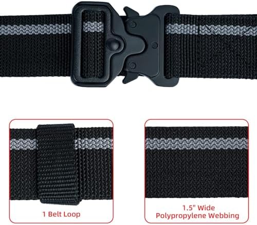 MELOTOUGH Quick Release Work Belt 1.5 Inch Web Work Tool Belt - Image 3
