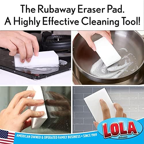 LOLA Rubaway Eraser Pad, Melamine Sponge, 2 Pack, Comparable to Popular Brand - Image 6