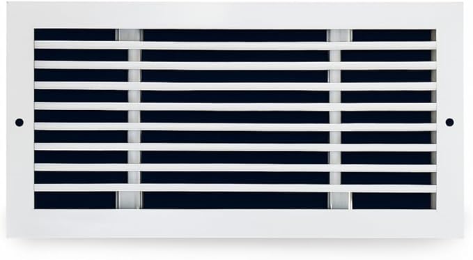 Aluminum Return Air Grille by Sierra Grates – 12" x 4" Duct Size, Linear Bar Design, Premium Quality for Ceiling, Wall and Sill
