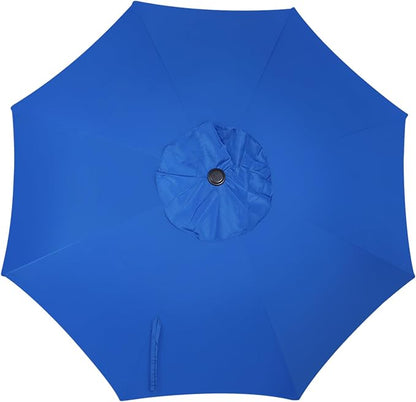 9' Outdoor Patio Umbrella, Outdoor Table Umbrella, Yard Umbrella, Market - Image 4