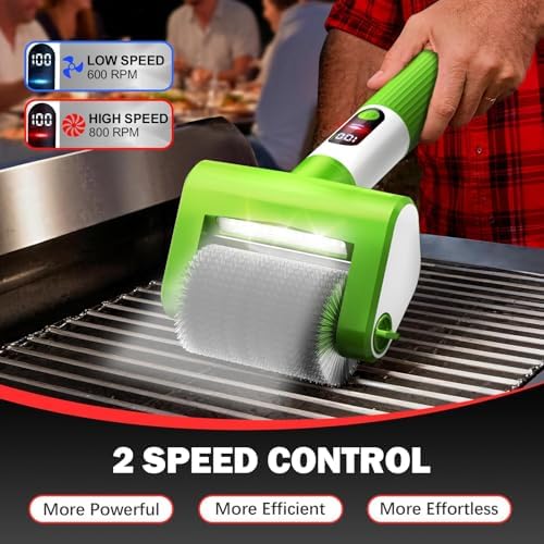 Electric Grill Brush, 800RPM BBQ Grill Cleaner - Image 2