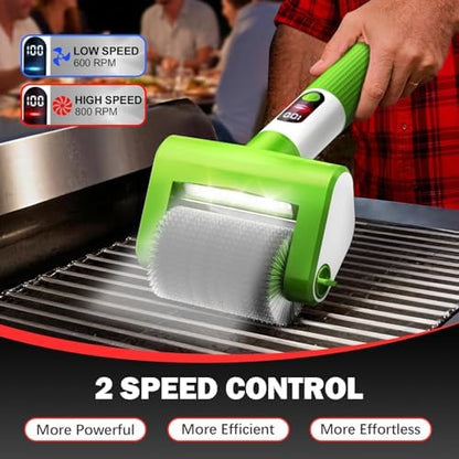 Electric Grill Brush, 800RPM BBQ Grill Cleaner - Image 2