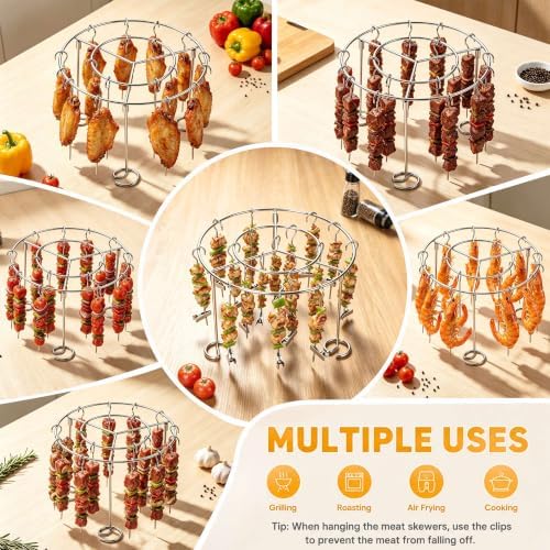 P&P CHEF Air Fryer Accessories Kit, Air Fryer Grill Skewer Rack - Image 6