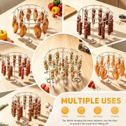 P&P CHEF Air Fryer Accessories Kit, Air Fryer Grill Skewer Rack - Image 6